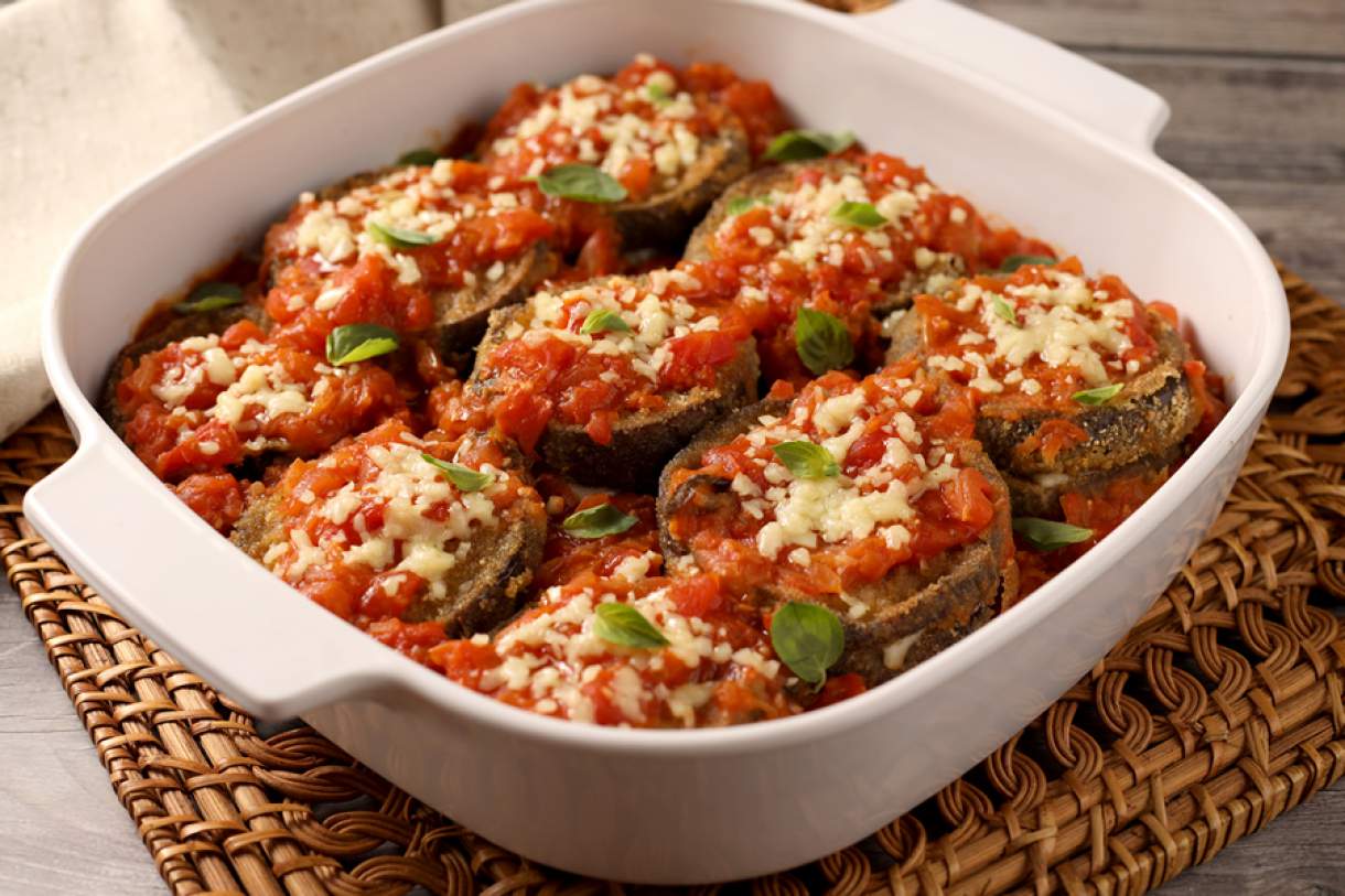Berinjela à Parmegiana