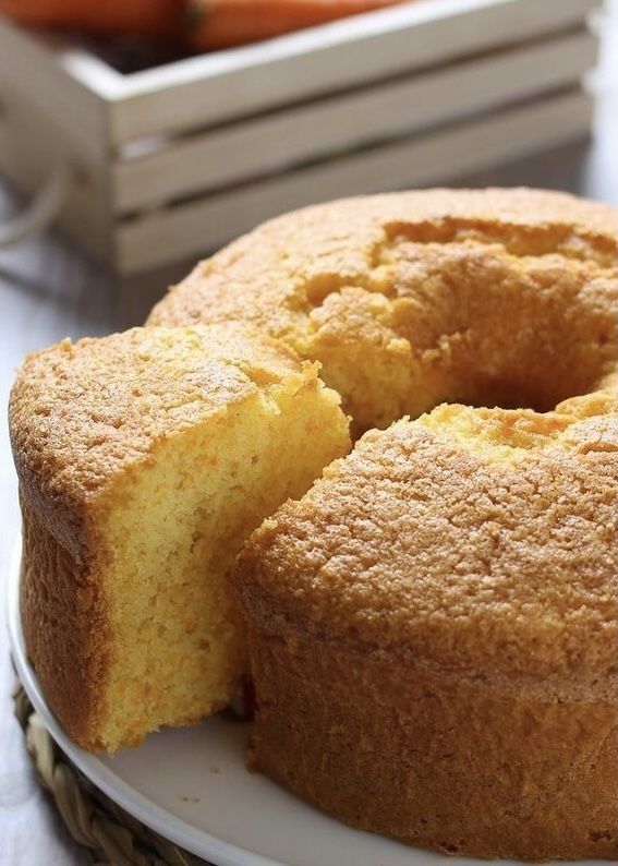 Bolo de Fubá Cremoso