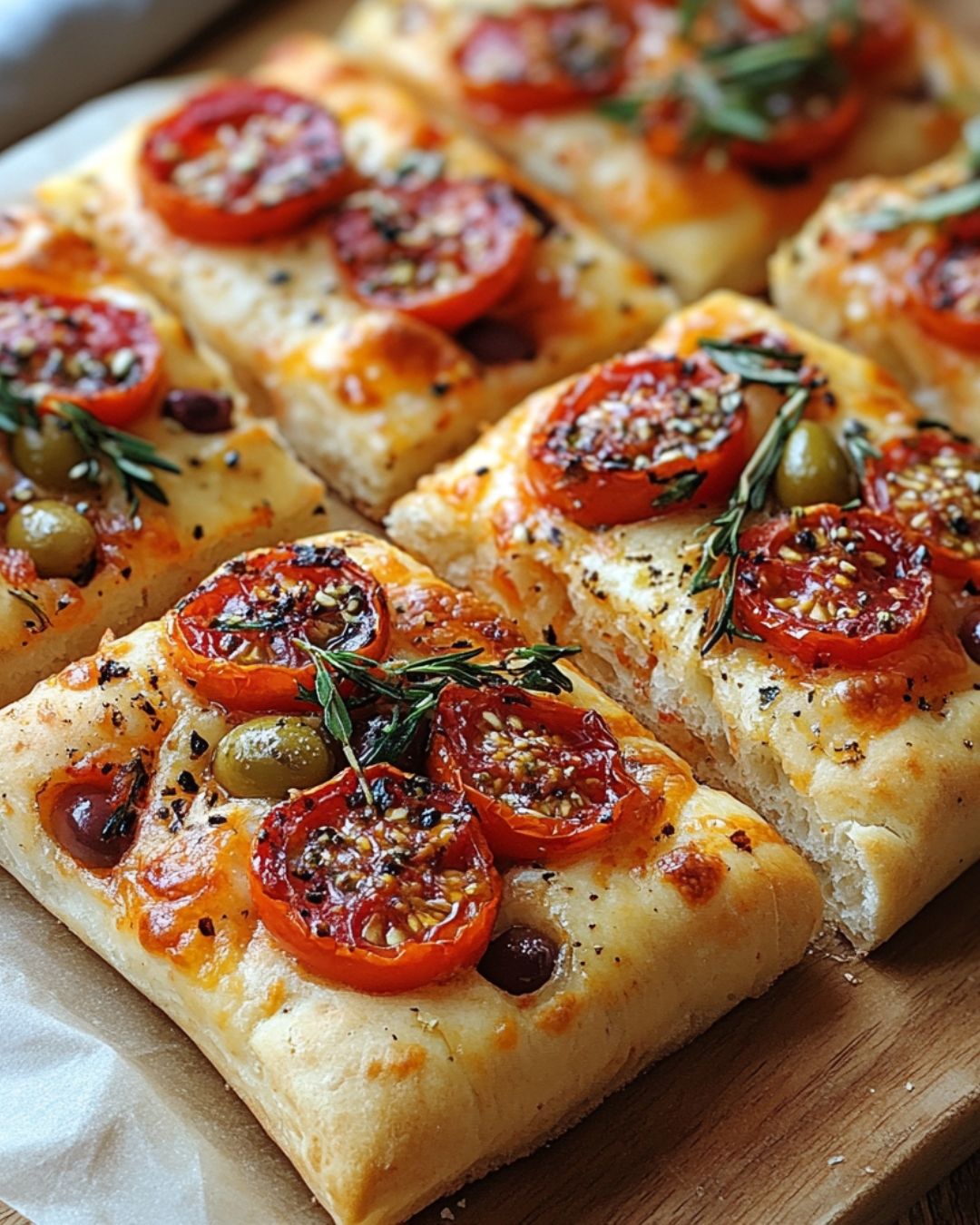 Focaccia Italiana com Alecrim